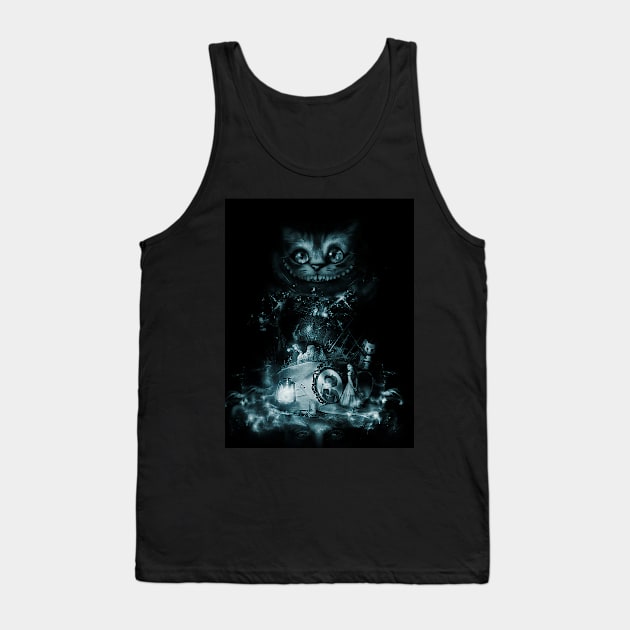 Alice in Wonderland Tank Top by stiny_store